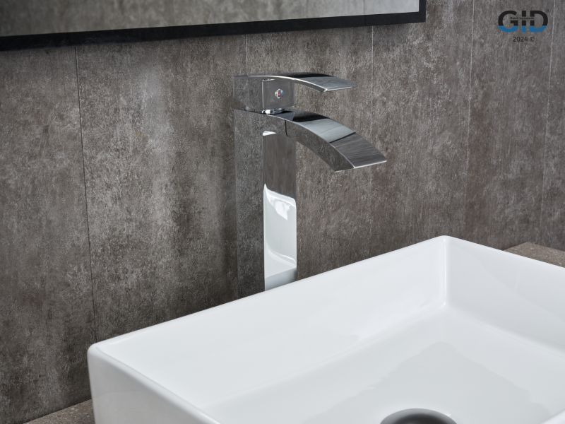 Смеситель высокий для раковины Gid Victoria L120-CH-D L120CHD хром