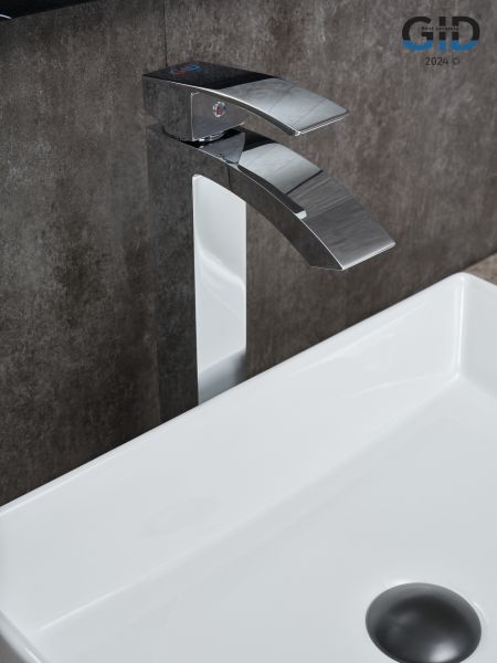 Смеситель высокий для раковины Gid Victoria L120-CH-D L120CHD хром