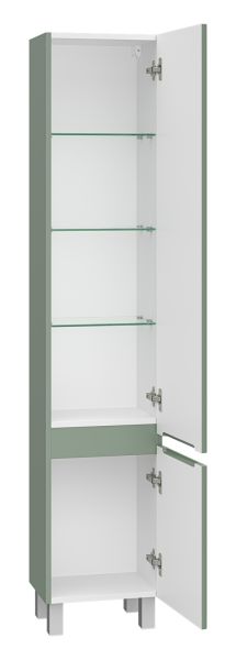 Универсальный шкаф - пенал Brevita Victory VIC-05035-080R правый 35см зелёный