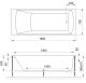 Гидромассажная ванна Royal Bath Vienna Standart 160x70см белый RB953202ST