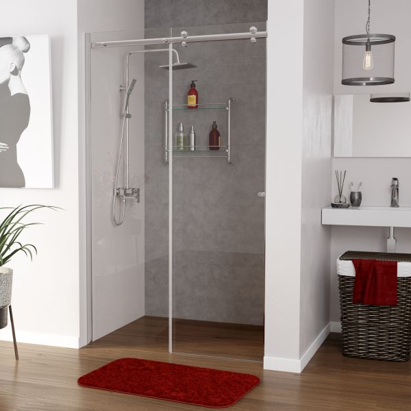 Душевая дверь Wasserkraft Vils 100см серебристый 56R12