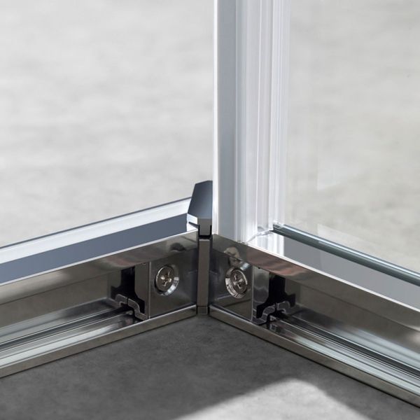 Душевой уголок Vincea Slim-U VSS-2SU900CL 90x90 см, профиль хром, стекло прозрачное