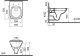 Комплект VitrA S20 9004B003-7207 Унитаз подвесной безободковый, с микролифтом + Система инсталляция + Кнопка смыва