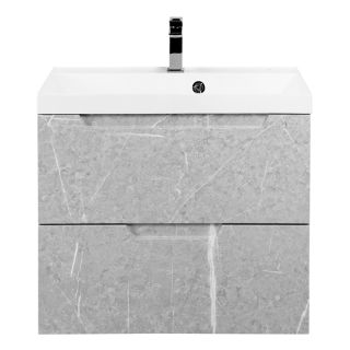 База под раковину BelBagno подвесная с двумя выкатными ящиками, Toros Bianco, 700x450x570, VITTORIA-700-2C-SO-TB-P белый мрамор