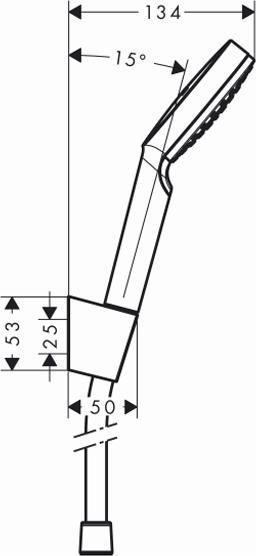 Душевой гарнитур Hansgrohe Crometta 26567400 хром