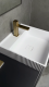 Раковина напольная Armadi Art Cube Corian 802-R-MW 48 см белый матовый