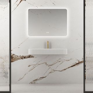 Зеркало Vincea LED VLM-3BE100-2 1000×800 c сенсорным выключателем и диммером, с функцией антизапотевания Зеркало Vincea LED VLM-3BE100-2 1000×800 c сенсорным выключателем и диммером, с функцией антизапотевания