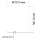 Зеркало Vincea LED VLM-3BE6007 600х700 c сенсорным выключателем и диммером Зеркало Vincea LED VLM-3BE6007 600х700 c сенсорным выключателем и диммером