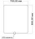 Зеркало Vincea LED VLM-3VC700-2 700х800 c сенсорным выключателем и диммером, антизапотевание Зеркало Vincea LED VLM-3VC700-2 700х800 c сенсорным выключателем и диммером, антизапотевание