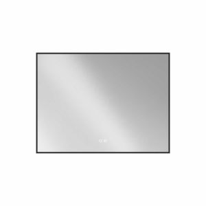 Зеркало с подсветкой Vincea VLM-3VN120B-2 120 см c сенсорным выключателем и диммером с функцией антизапотевания чёрная рама