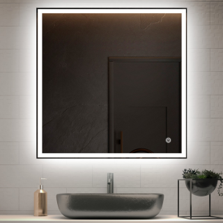 Зеркало Vincea LED VLM-3VN8008 800х800 c сенсорным выключателем и диммером Зеркало Vincea LED VLM-3VN8008 800х800 c сенсорным выключателем и диммером