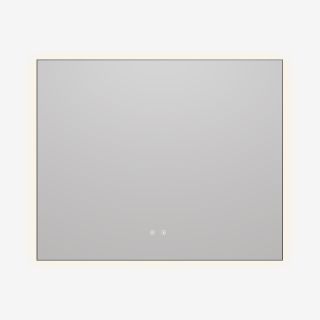 Зеркало Vincea LED VLM-4F100GM-2 1000х800 в алюминиевой раме, вороненая сталь Зеркало Vincea LED VLM-4F100GM-2 1000х800 в алюминиевой раме, вороненая сталь