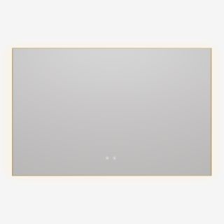 Зеркало Vincea LED VLM-4F120BG-2 1200х800 в алюминиевой раме, c сенсорным выключателем и диммером, брашированное золото Зеркало Vincea LED VLM-4F120BG-2 1200х800 в алюминиевой раме, c сенсорным выключателем и диммером, брашированное золото