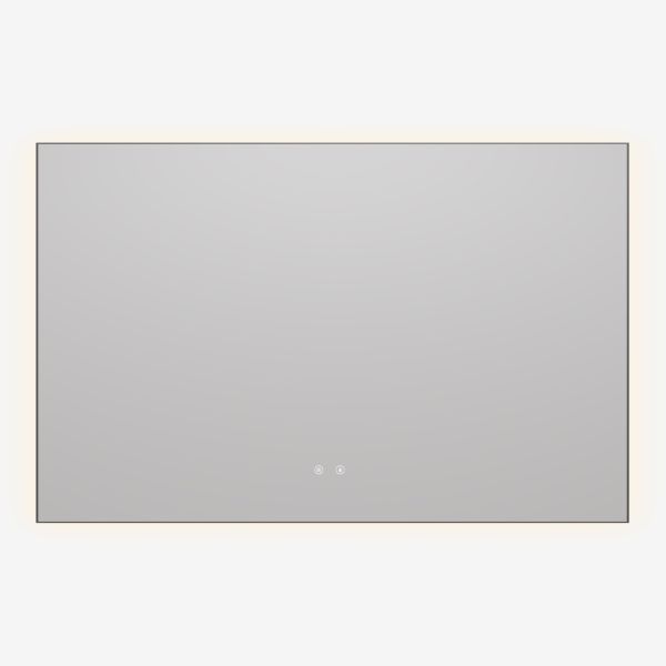 Зеркало Vincea LED VLM-4F120GM-2 1200х800 в алюминиевой раме, c сенсорным выключателем и диммером, вороненая сталь Зеркало Vincea LED VLM-4F120GM-2 1200х800 в алюминиевой раме, c сенсорным выключателем и диммером, вороненая сталь