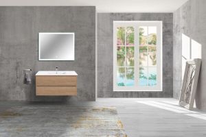 Тумба под раковину Vincea Gio VMC-2G100NO 100 см