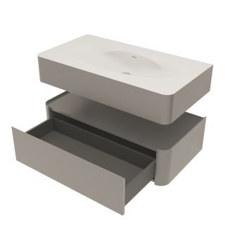 База под раковину Vincea Caprice 1000 подвесная, 1 выкатной ящик soft-close, светло-серый матовый База под раковину Vincea Caprice 1000 подвесная, 1 выкатной ящик soft-close, светло-серый матовый