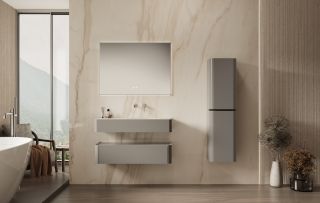 База под раковину Vincea Caprice 1000 подвесная, 1 выкатной ящик soft-close, светло-серый матовый База под раковину Vincea Caprice 1000 подвесная, 1 выкатной ящик soft-close, светло-серый матовый