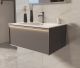 База под раковину Vincea Elise 800 подвесная, 2 выкатных ящика soft-close, серый матовый База под раковину Vincea Elise 800 подвесная, 2 выкатных ящика soft-close, серый матовый
