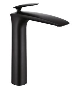 Смеситель для раковины Rose R1111H чёрный матовый