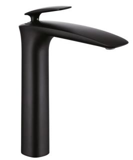 Смеситель для раковины Rose R1111H чёрный матовый Смеситель для раковины Rose R1111H чёрный матовый