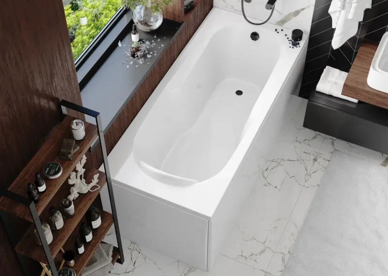 Акриловая ванна VagnerPlast Nymfa VPBA157NYM2E 150x70см белый