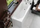 Акриловая ванна VagnerPlast Nymfa VPBA157NYM2E 150x70см белый