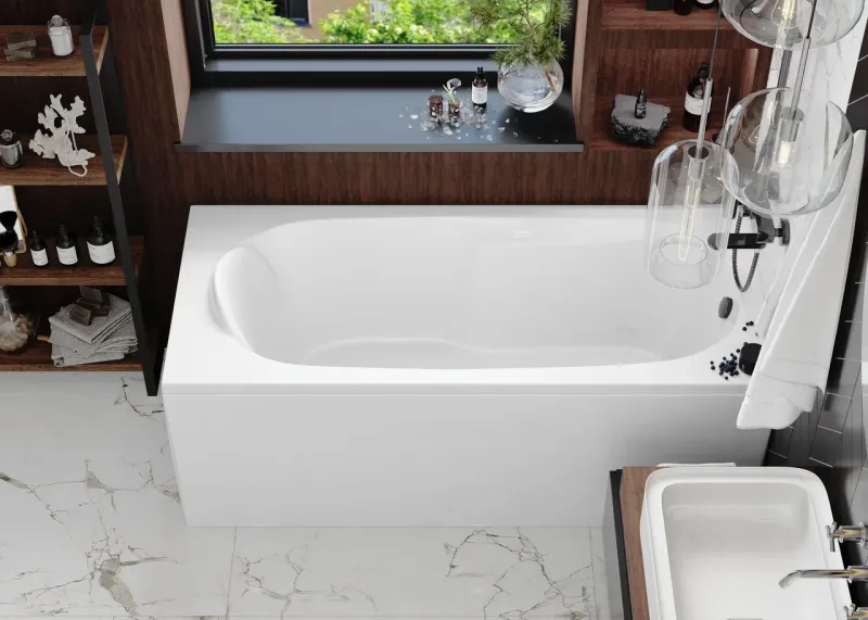 Акриловая ванна VagnerPlast Nymfa VPBA157NYM2E 150x70см белый