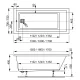 Акриловая ванна VagnerPlast Cavallo VPBA167CAV2X-04 160x70см белый