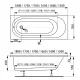 Акриловая ванна VagnerPlast Kasandra VPBA175KAS2X-04 175x70см белый