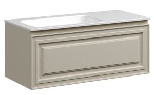 Подвесная тумба под раковину Sancos Very VR100LCE левая 100см Beige Soft