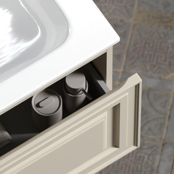 Подвесная тумба под раковину Sancos Very VR120CE 120см Beige Soft