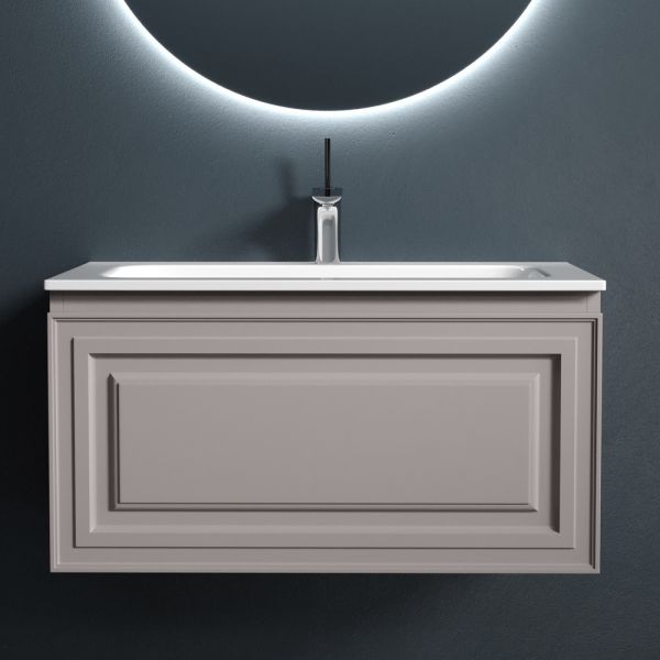 Подвесная тумба под раковину Sancos Very VR80SM 80см Doha Soft