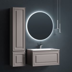 Подвесная тумба под раковину Sancos Very VR80SM 80см Doha Soft