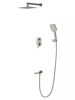 Душевой комплект Wonzon & Woghand Forza WW-939031-BN брашированный никель