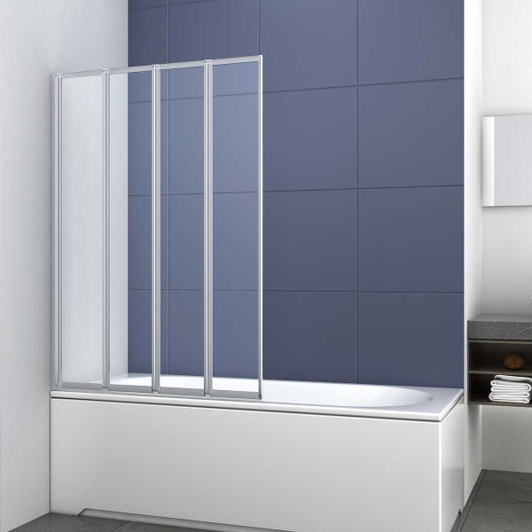 Душевая шторка на ванну Vincea VSB-31100CL, 1000*1400, хром, стекло прозрачное