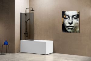 Шторка на ванну Vincea VSB-11800CGB 80 x 140 см