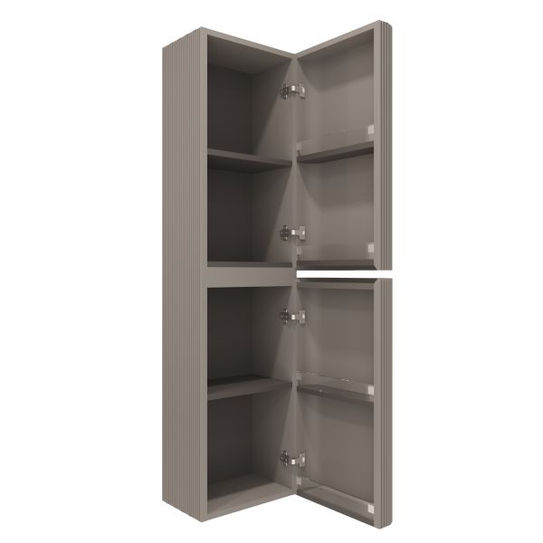 Шкаф Vincea Alto VSC-4A150MG-R подвесной, левый, 1500*404*350, светло-серый матовый