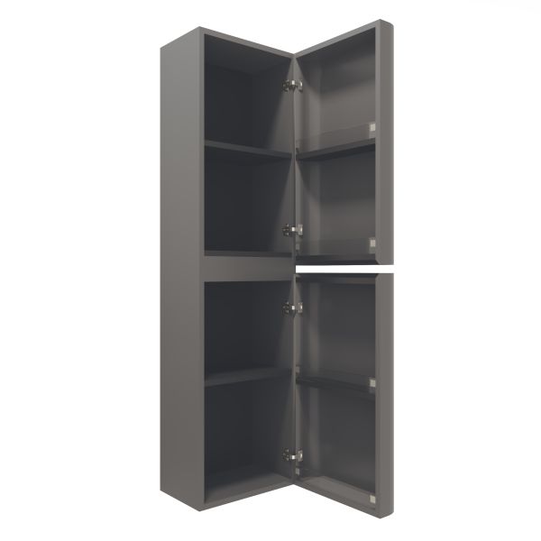 Шкаф Vincea Caprise VSC-4CA150MG-R подвесной, правый, 1500*404*350, серый матовый