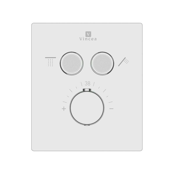 Встраиваемый смеситель для душа Vincea VSCV-321T-MCH двухфункциональный, термостатический, хром