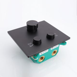 Встраиваемый смеситель для душа Vincea VSCV-421MB двухфункциональный, черный