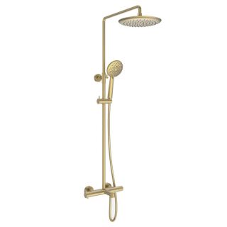 Душевая система Vincea Desire VSFS-1D1TBG термостатическая брашированное золото Душевая система Vincea Desire VSFS-1D1TBG термостатическая брашированное золото
