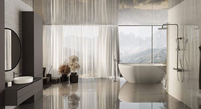 Душевая стойка Vincea Rondo VSFS-1R0CH, хром