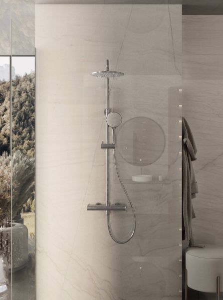 Душевая стойка Vincea Rondo VSFS-1R0CH, хром