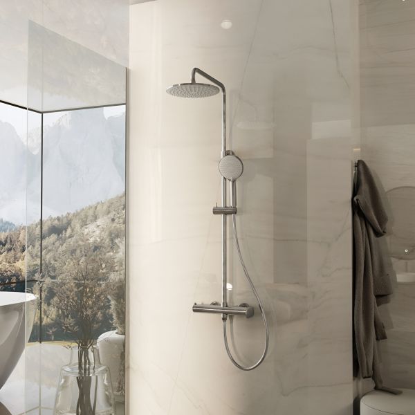 Душевая стойка Vincea Rondo VSFS-1R0CH, хром