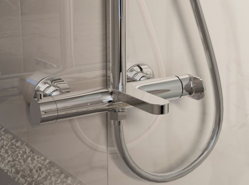 Душевая стойка Vincea Rondo VSFS-1R1CH, хром