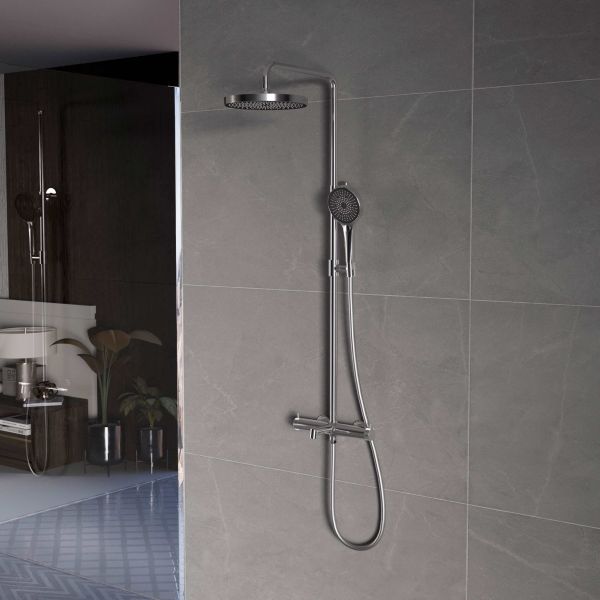 Душевая стойка Vincea Rim VSFS-2RM1CH, хром