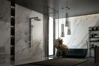 Душевая стойка Vincea Inspire VSFS-3I11GM воронёная сталь