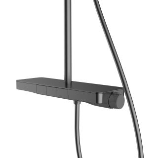 Душевая стойка Vincea Inspire VSFS-3I12TGM термостатическая, вороненая сталь