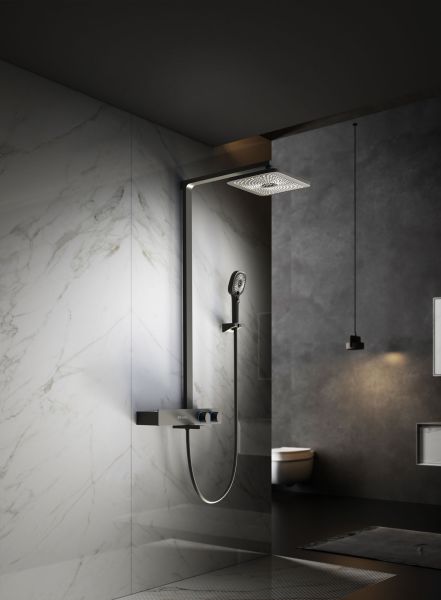 Душевая стойка Vincea Inspire VSFS-3I13TMB термостатическая, черный