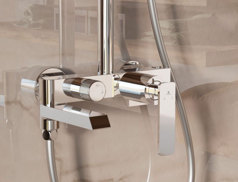 Душевая стойка Vincea VSFS-413CH, хром